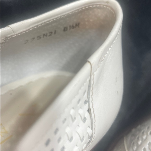 Vintage Naturalizer white basket weave flats size 6.5 - Picture 3 of 7